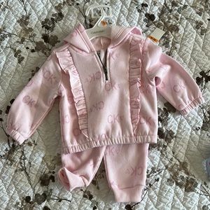 NWT! Calvin Klein sweat suit